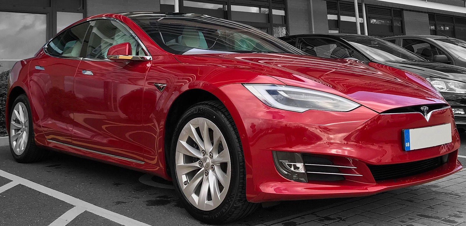 Tesla Model S after detailing